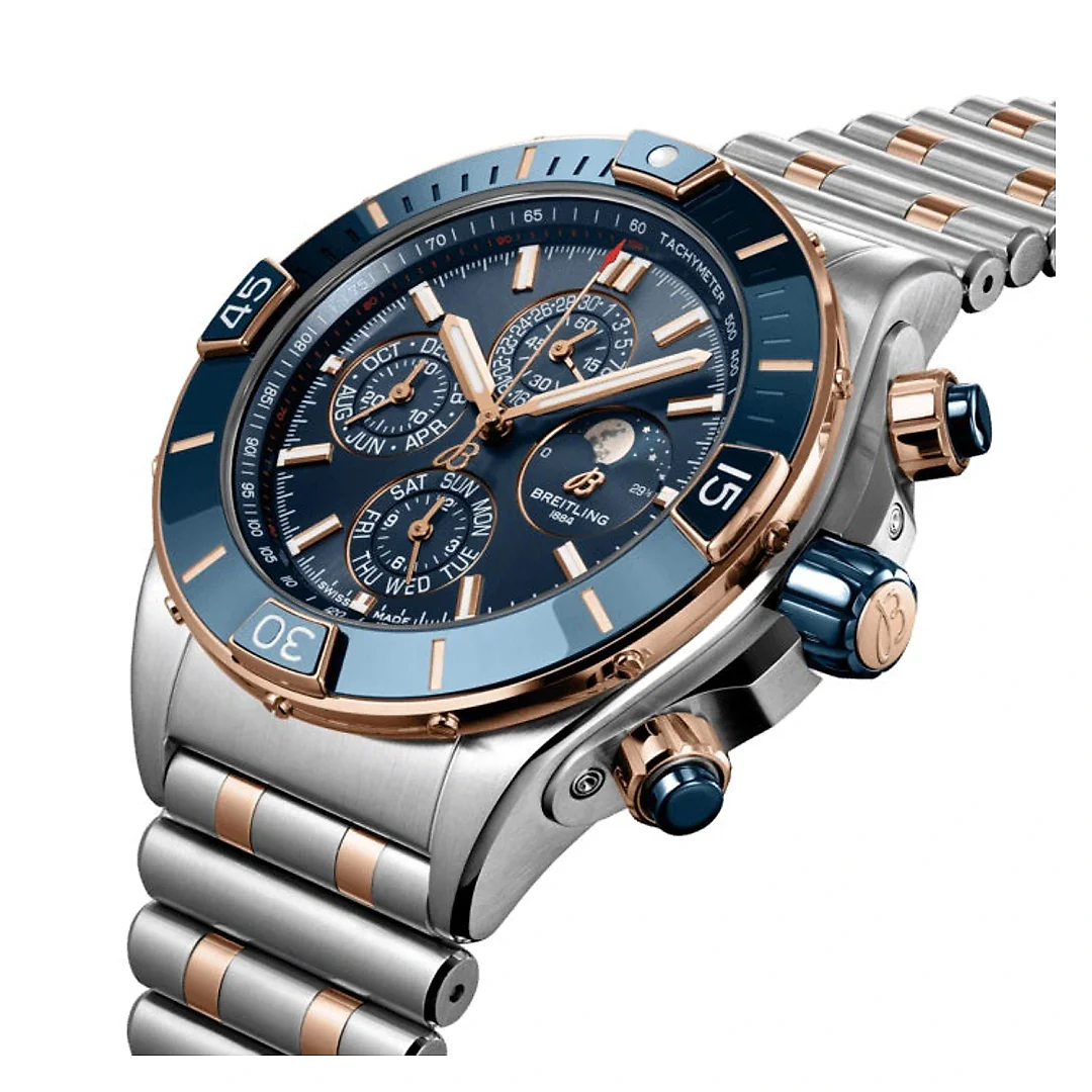 Breitling Super Chronomat 44 Four-Year Calendar Stainless Steel & 18k Red Gold Ref# U19320161C1U1