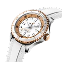 Breitling Superocean Automatic 36, Stainless steel and 18k Red Gold, Ref# U173771A1A1S1, Unworn 2024
