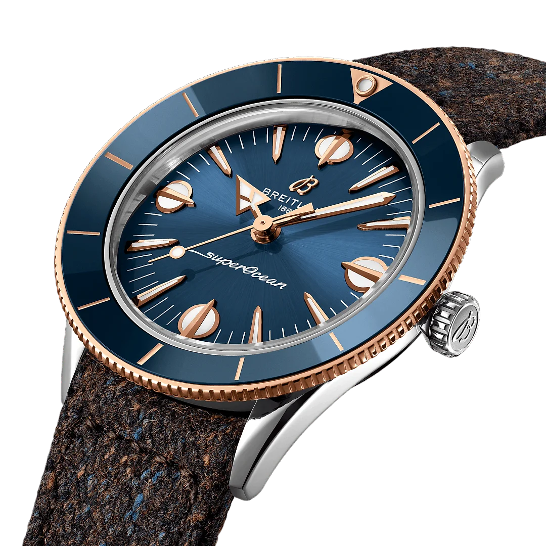 Breitling Superocean Heritage ’57 Highlands, 38mm, Stainless steel and 18k Red Gold, Ref# U10340161C1A1, Unworn 2024