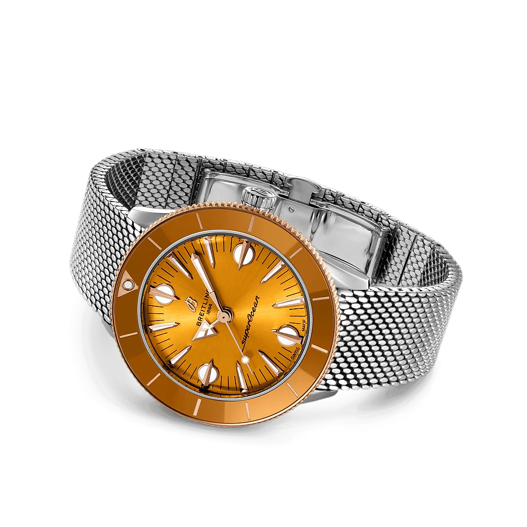 Breitling Superocean Heritage ’57 Highlands, 38mm, Stainless steel and 18k Red Gold, Ref# U10340281I1A1, Unworn 2024