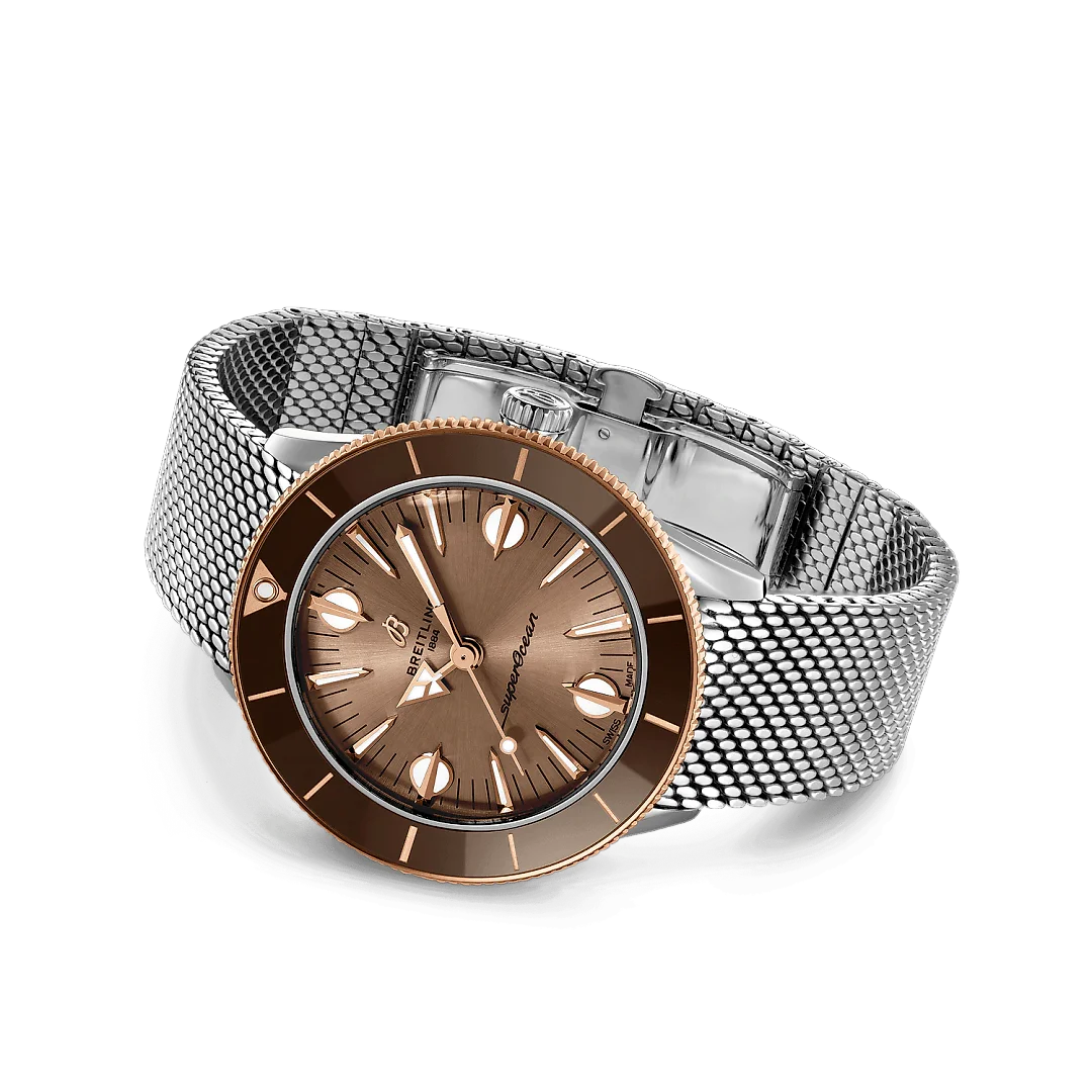 Breitling Superocean Heritage ’57 Highlands, 38mm, Stainless steel and 18k Red Gold, Ref# U10340E31A1A1, Unworn 2024