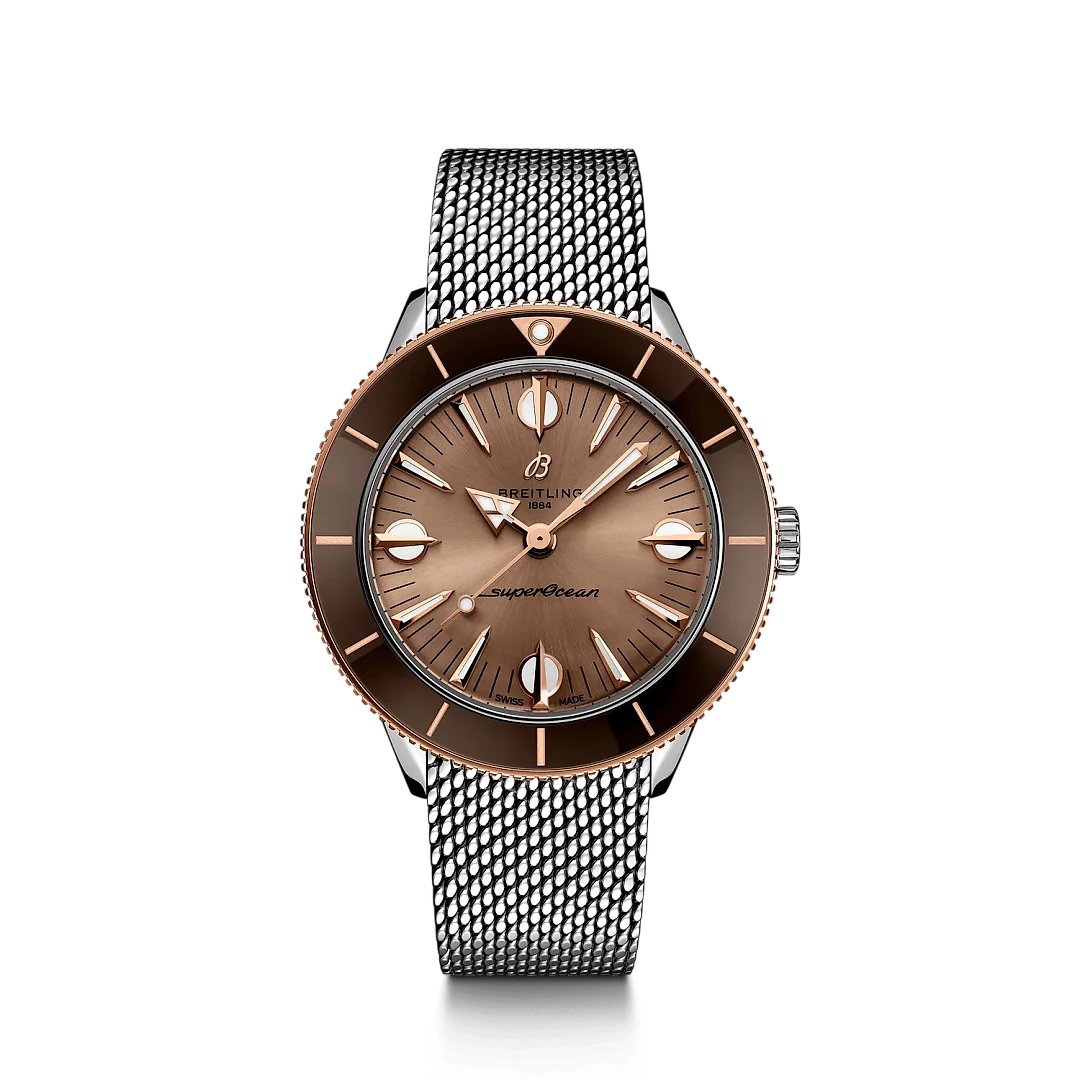 Breitling Superocean Heritage ’57 Highlands, 38mm, Stainless steel and 18k Red Gold, Ref# U10340E31A1A1, Unworn 2024