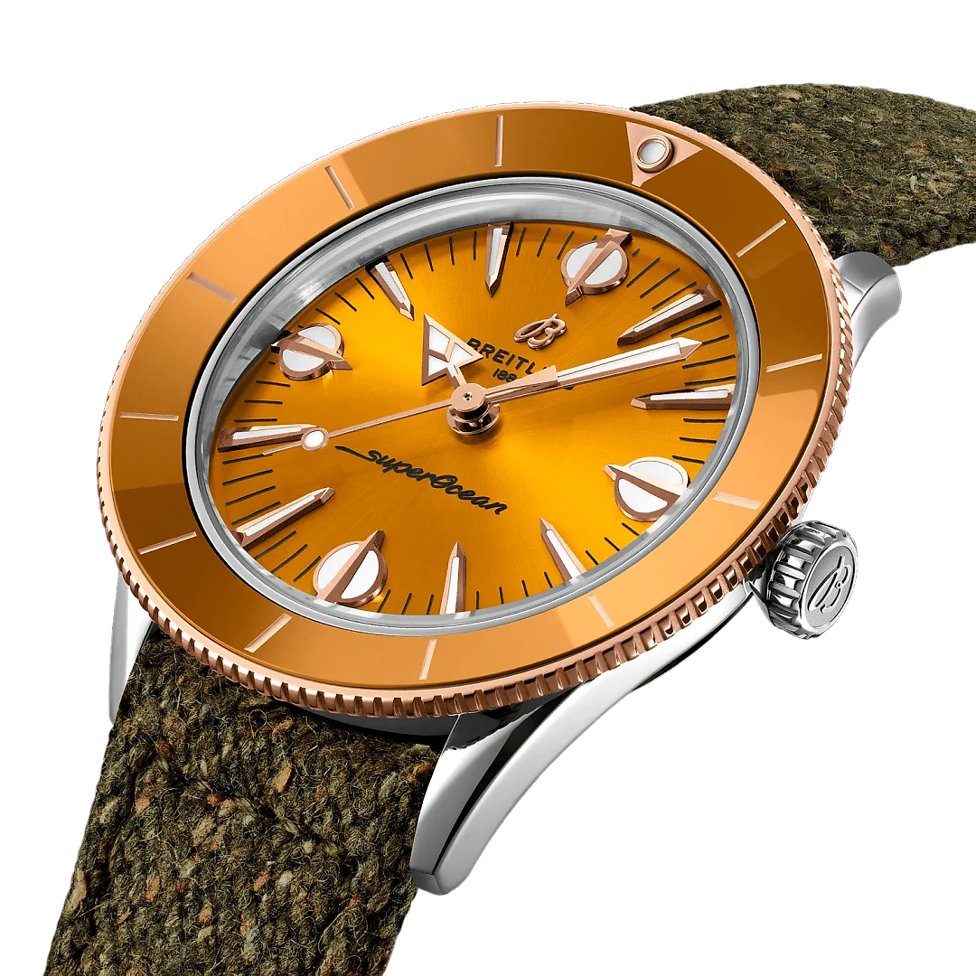Breitling Superocean Heritage ’57 Highlands, 38mm, Stainless steel and 18k Red Gold, Ref# U10340281I1A1, Unworn 2024