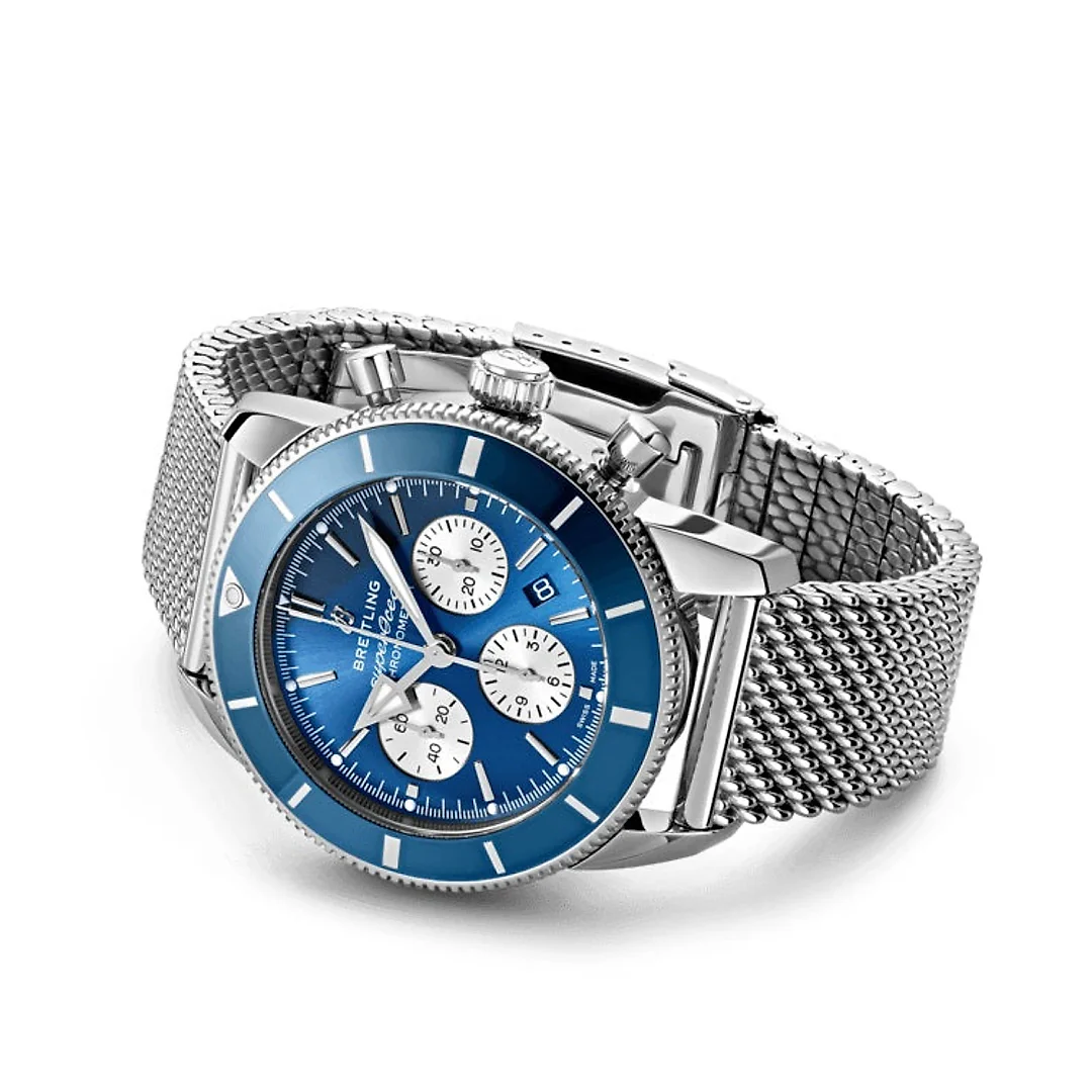 Breitling Superocean Heritage B01 Chronograph 44 Stainless Steel Ref AB0162161C1A1