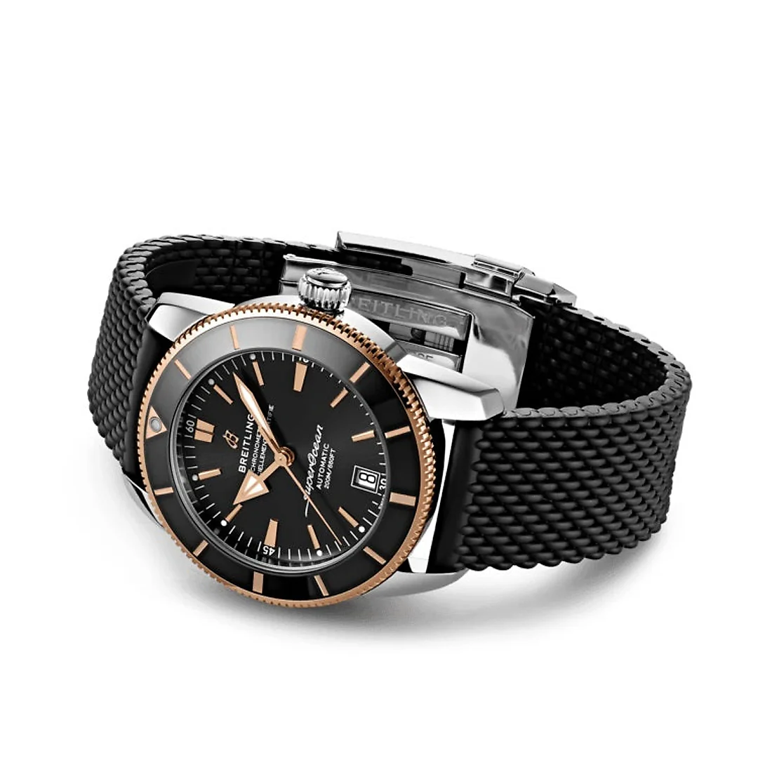 Breitling Superocean HÃ©ritage II 42 Stainless Steel & 18k Red Gold Ref# UB2010121B1S1