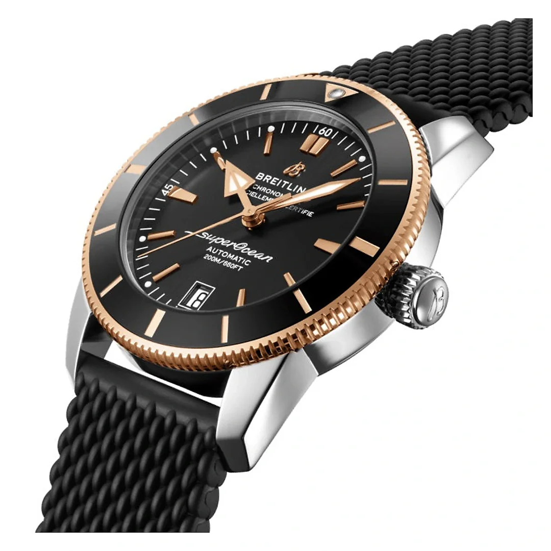Breitling Superocean HÃ©ritage II 42 Stainless Steel & 18k Red Gold Ref# UB2010121B1S1