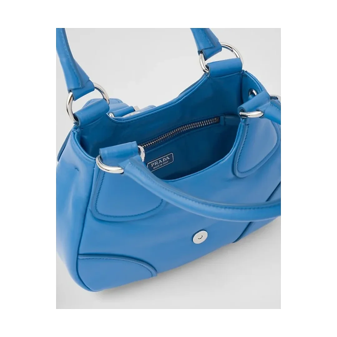 PP Moon padded nappa-leather bag – Light Blue