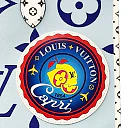 L Monogram Giant Onthego Capri Blue Coated Canvas To
