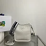 Pra Mini Shoulder Bag White For Women, Women’s Bags 7.9in/20cm