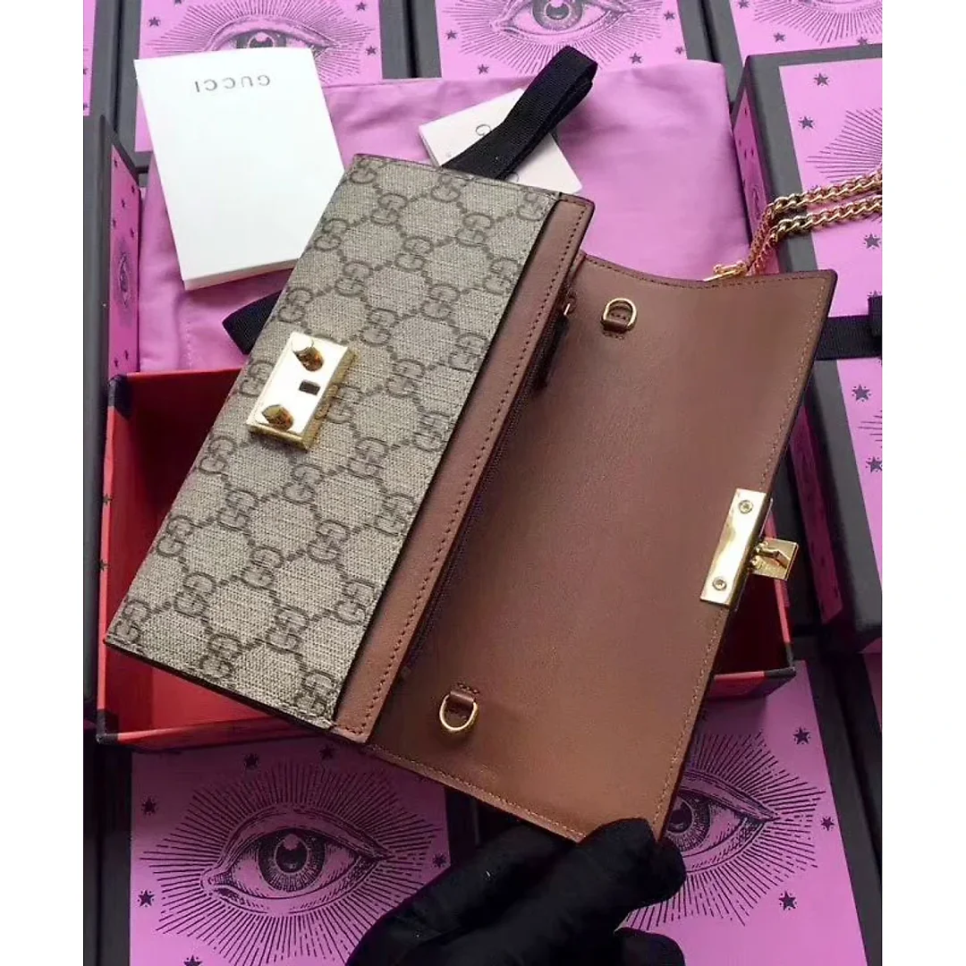 GG Padlock continental wallet 453506