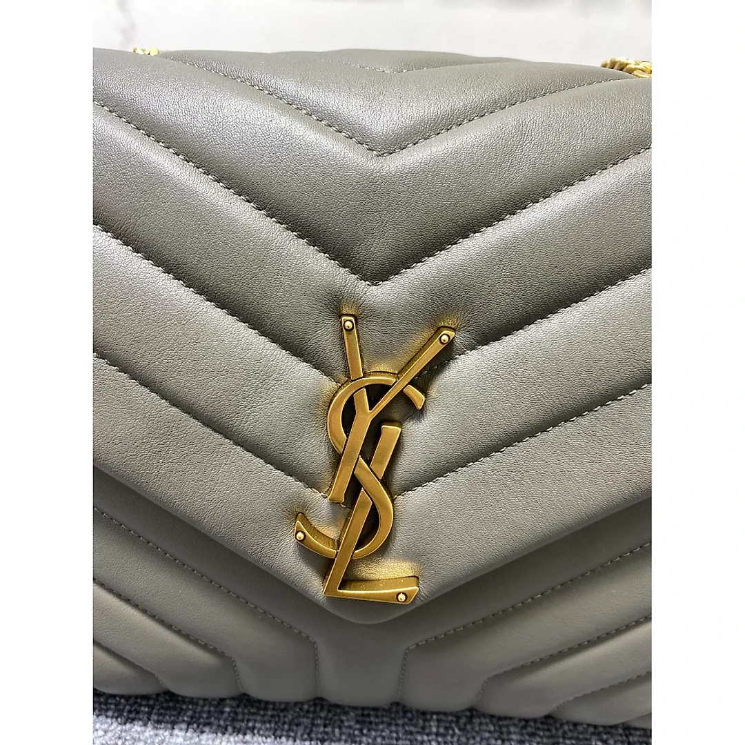 Y Loulou Medium Chain Bag In Y Leather