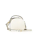 PP Saffiano Leather Odette Bag in White
