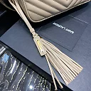 Y Lou Camera Bag Beige With Gold Toned Hardware