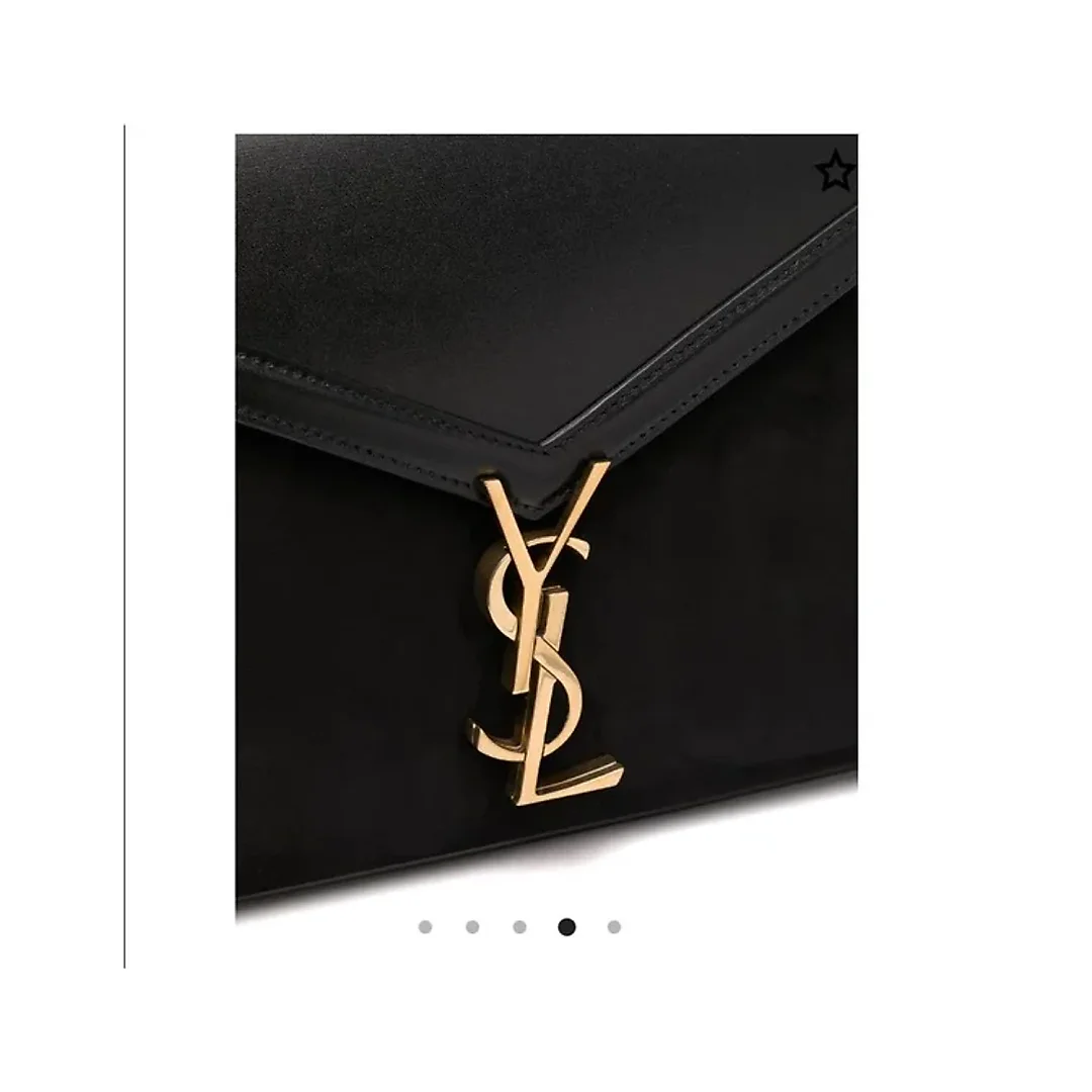 Y Cassandra Medium Top Handle Bag in Shiny Leather