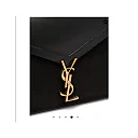 Y Cassandra Medium Top Handle Bag in Shiny Leather
