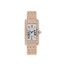 Cartier Tank Americaine Medium Model Watch – 41.6 x 22.6 mm Pink Gold Diamond Case – WB710010