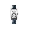 Cartier Tank Americaine Watch – 41.60 mm Steel Case – Navy Blue Alligator Strap – WSTA0017