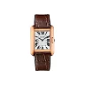 Cartier Tank Anglaise Watch – 34.7 mm Pink Gold Case – Brown Alligator Strap – W5310042