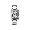 Cartier Tank Anglaise Watch – 34.7 mm White Gold Diamond Case – Diamond Bezel – Silver Diamond Dial – WT100028