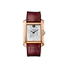 Cartier Tank Anglaise Watch – 39.2 mm Pink Gold Case – Diamond Dial – Bordeaux Alligator Strap – WJTA0006
