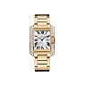 Cartier Tank Anglaise Watch – Medium Pink Gold Diamond Case – WT100003