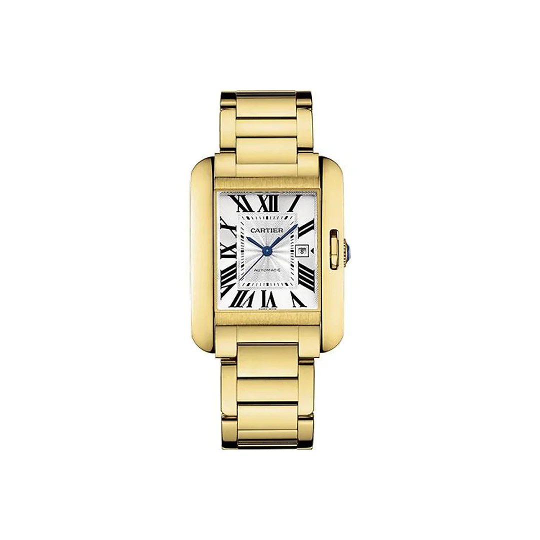 Cartier Tank Anglaise Watch – Medium Yellow Gold Case – W5310015