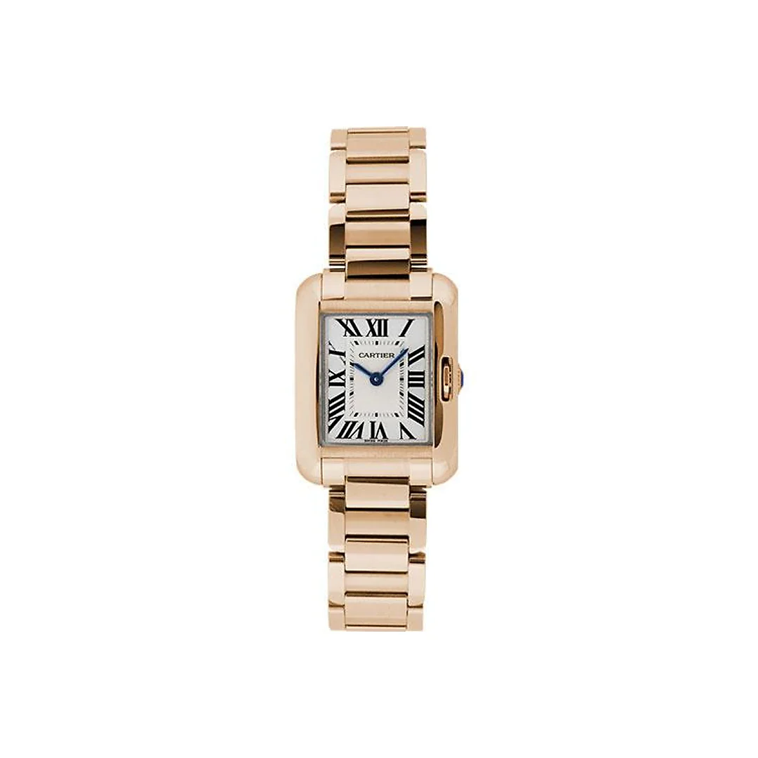 Cartier Tank Anglaise Watch – Small Pink Gold Case – W5310013