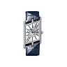 Cartier Tank Asymetrique Watch – 47.15 mm x 26.20 mm Platinum Diamond Case – Skeleton Dial – Navy Blue And Black Alligator Straps Limited Edition of 100 – HPI01370