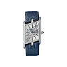 Cartier Tank Asymetrique Watch – 47.15 mm x 26.20 mm Platinum Case – Skeleton Dial – Navy Blue And Black Alligator Straps Limited Edition of 100 – WHTA0012