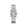 Cartier Tank Francaise Watch – 25.20 mm Steel Diamond Case – W4TA0008
