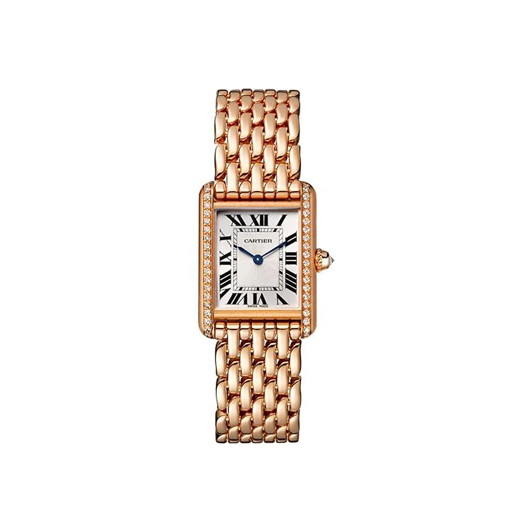 Cartier Tank Louis Cartier Watch – 29.5 mm Pink Gold Diamond Case – WJTA0020