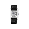 Cartier Tank Louis Cartier Watch – 30 mm White Gold Case – Pink Gold Case Bezel – Skeleton Dial – Black Alligator Strap – W5310012