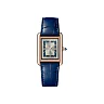 Cartier Tank Louis Cartier Watch – 33.7 mm x 25.5 mm Rose Gold Case – Silvery Blue Dial – Navy Blue Alligator Strap – WGTA0058