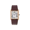 Cartier Tank Louis Cartier Watch – Extra large Pink Gold Case – Brown Alligator Strap – W1560017