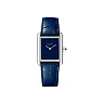 Cartier Tank Must Watch – 33.7 mm x 25.5 mm Steel Case – Blue Dial – Blue Alligator Strap – WSTA0055