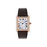 Cartier Tank Solo Extra Large Model Watch – 31 x 40.8 mm Pink Gold And Steel Case – Matt Brown Alligator Strap – W5200026