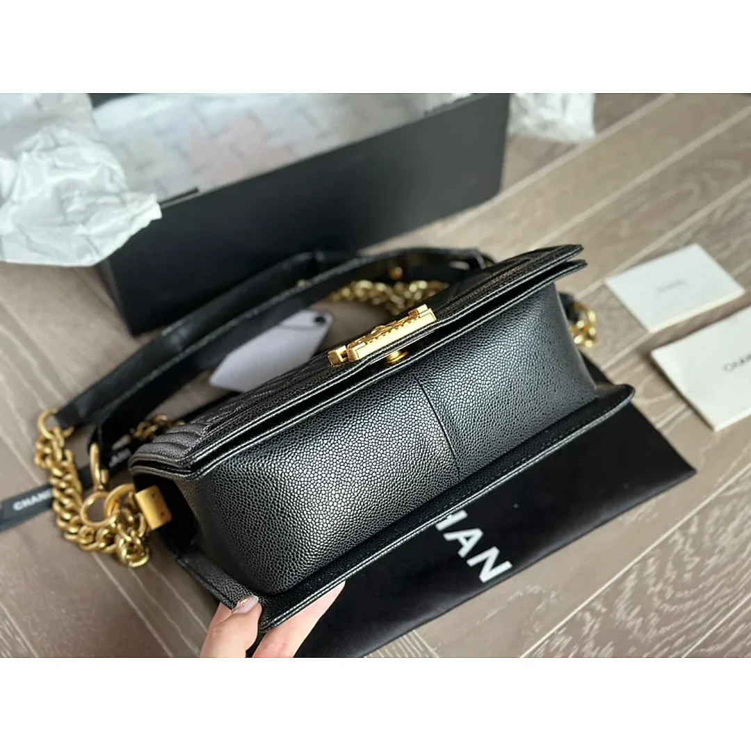 CC leboy20ss 25*15cm Caviar leather