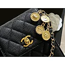 CC new arrival caviar leather phone bag size: 12*16 cm