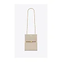 Y Kate Small Chain Bag in Grain de Poudre Embossed Leather