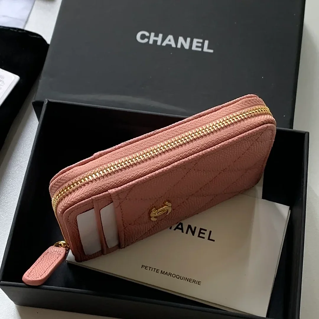 cc Zipped Coin Purse Pink Bag For Women 10.9cm/4.3in AP1650 Y33352 NI687