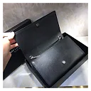 Y Black Kate Medium Leather Shoulder Bag