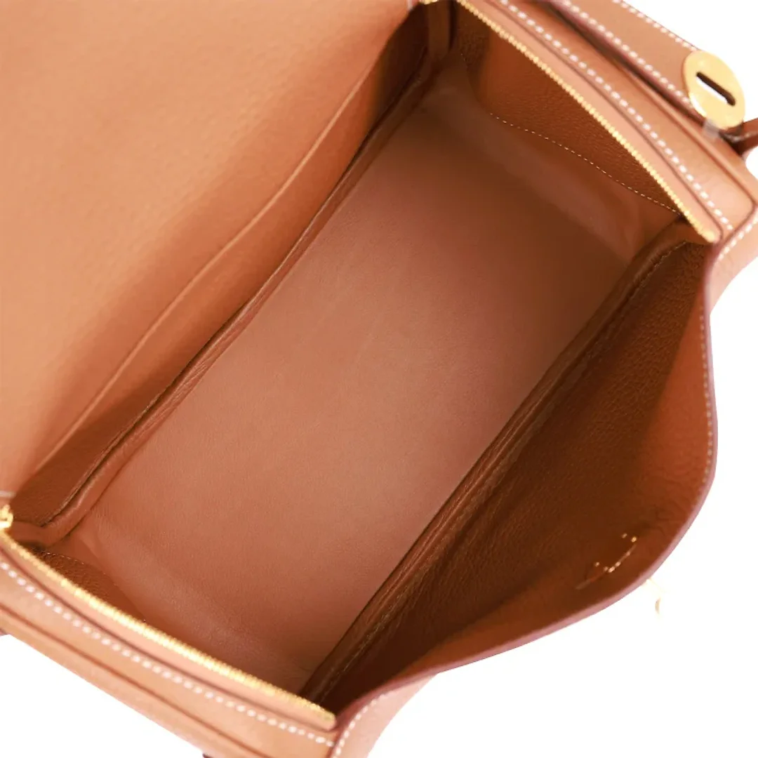H Lindy 26 Gold Clemence Gold Hardware