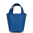 H Picotin Lock 18 Bleu France Clemence Palladium Hardware