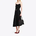 PP Saffiano Leather PP Matin��e Bag in Black