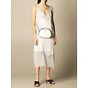 PP Saffiano Leather Odette Bag in White
