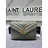 Y Loulou Medium Chain Bag In Y Leather