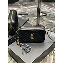 Y Lou Camera Bag Black With Gold Hardware