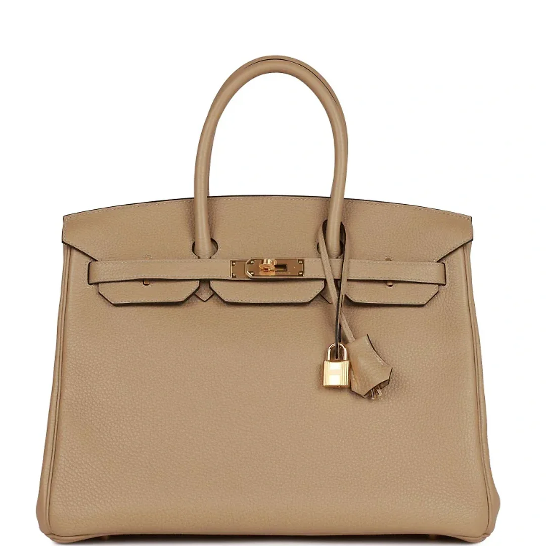 H Birkin 35 Trench Clemence Gold Hardware