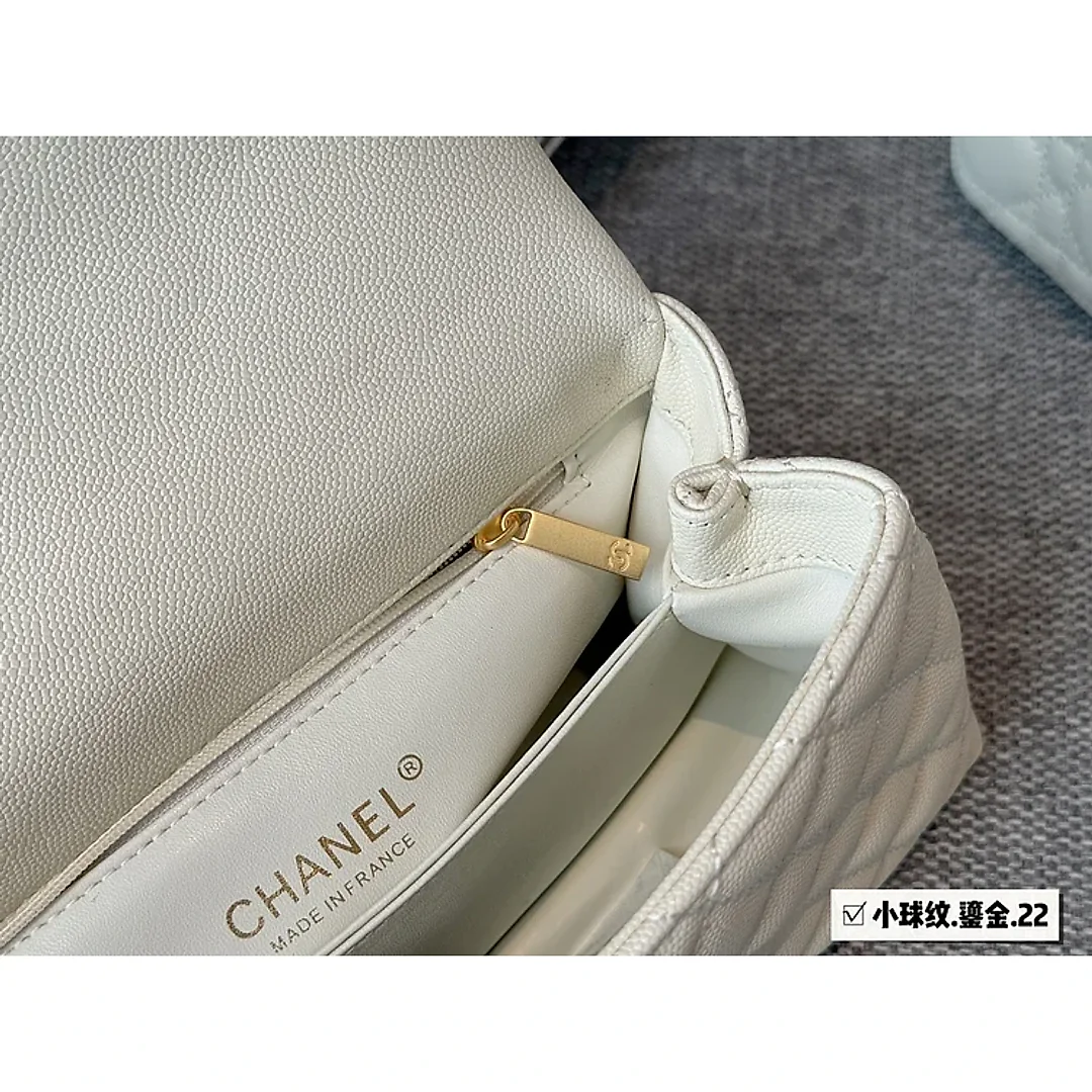 CC new arrival coco handle caviar leather size : 23*13cm