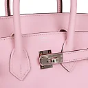 H Birkin 25 Rose Sakura Swift Palladium Hardware